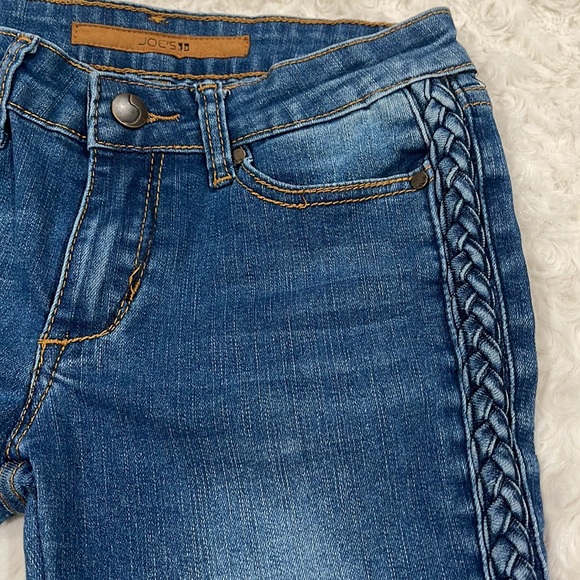 JOE’S Raw Hem Ankle Skinny Jeans kids size 12. In excellent used condition. - Picture 3 of 11